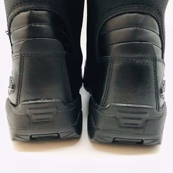 Interceptor MNIN0440111 Black Leather Men's 12 Side Zip Lace Up Tactical Boots - Picture 6 of 13